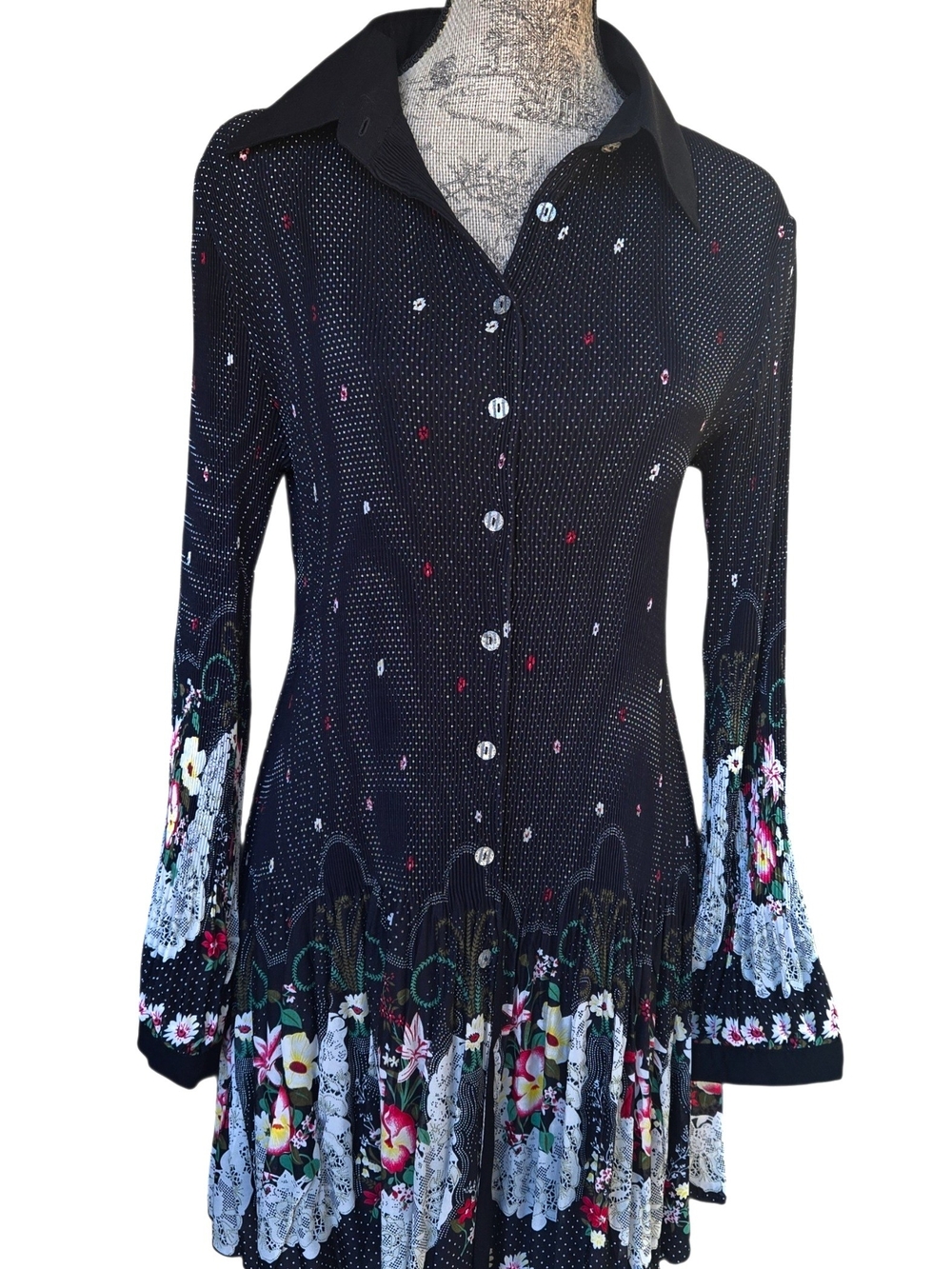 VINTAGE QUALITY DRESS BY LINDI XL